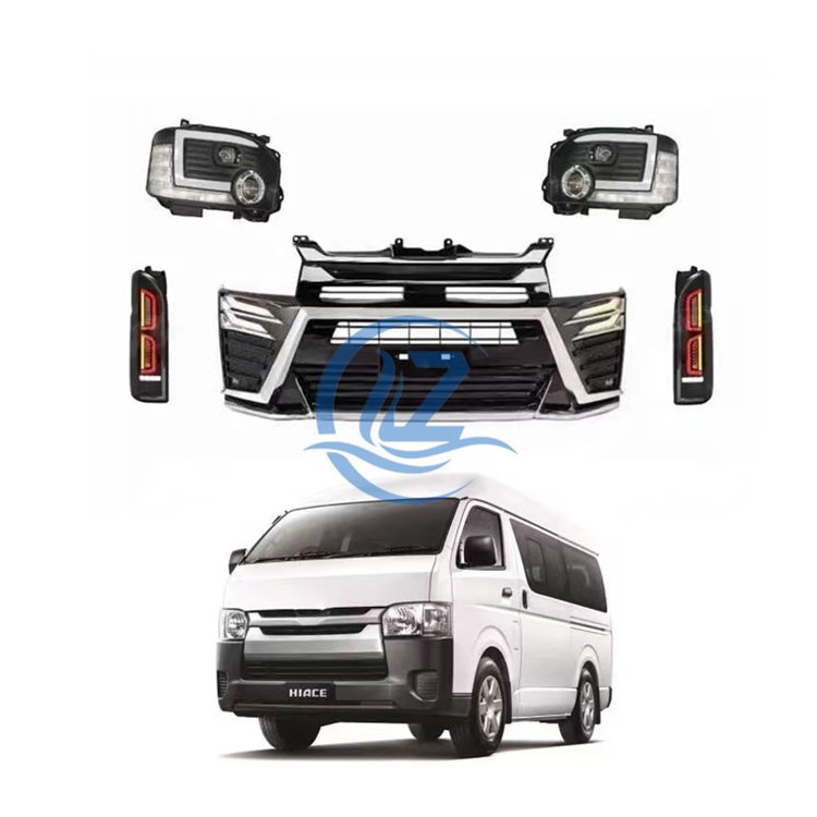 2014-2018 HIACE Bus Body Kit 1695 Narrow LED Head Lamp Bumper Tail Lamp for Hiace Body Kit